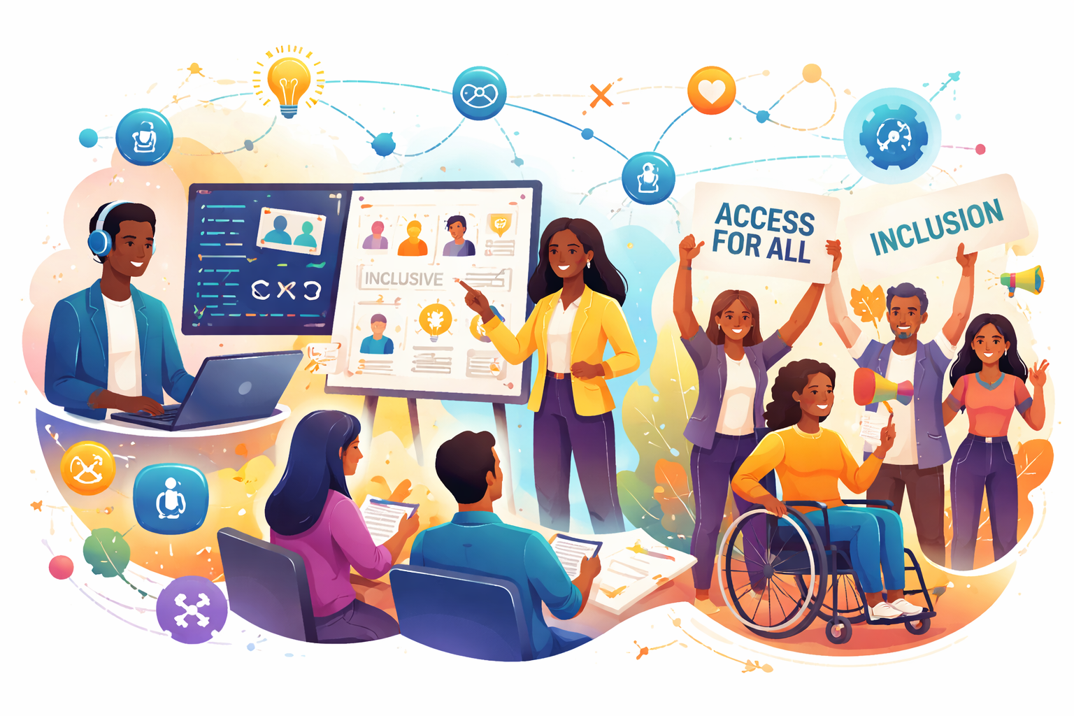 People taking action for inclusive AI